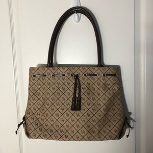 Vintage Y2K Dooney & Bourke Monogram Tote